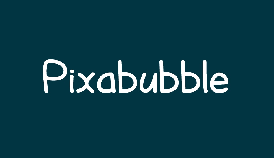 Pixabubble font big