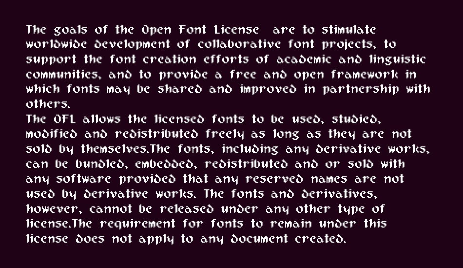 Pixel Musketeer font 1