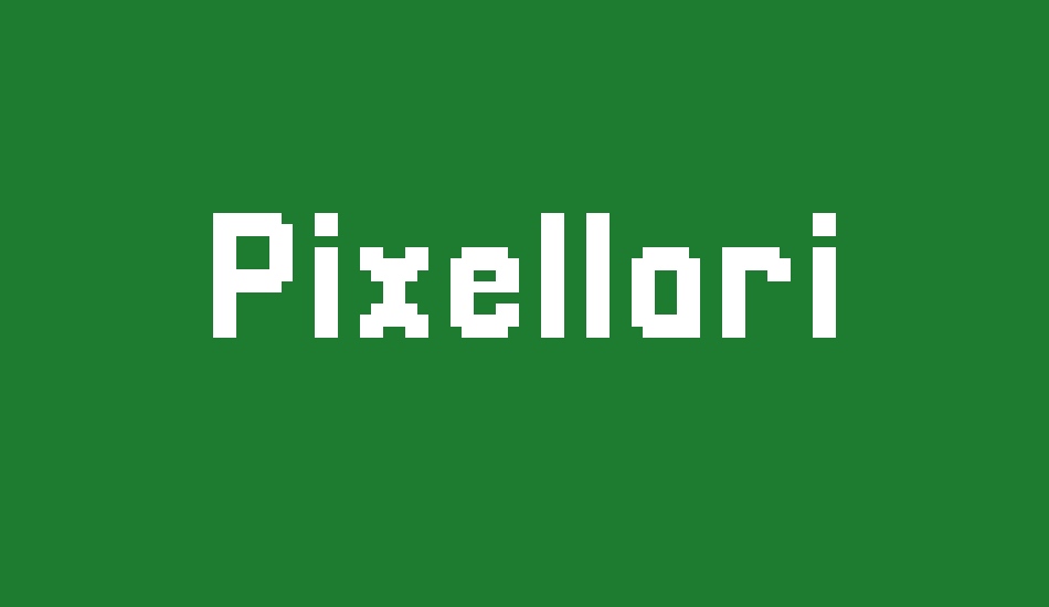 Pixellari font big