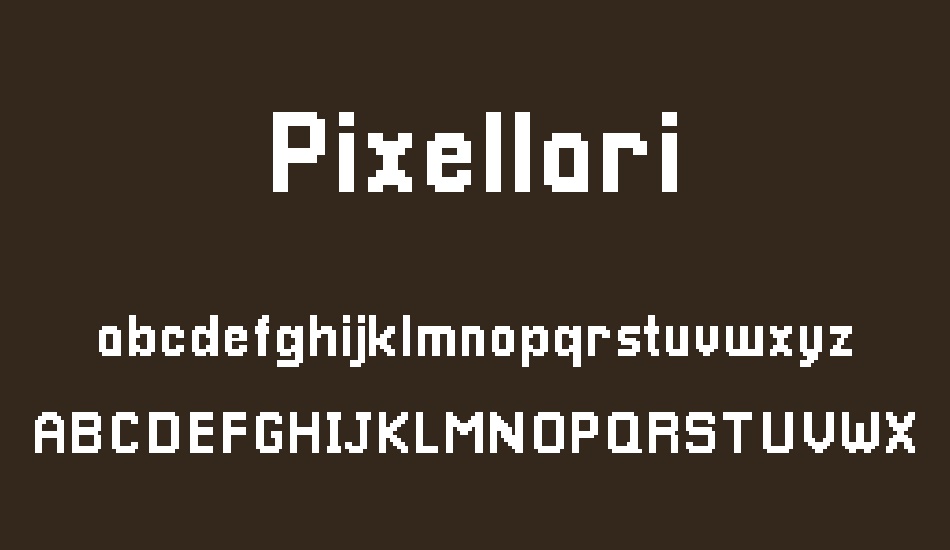 Pixellari font