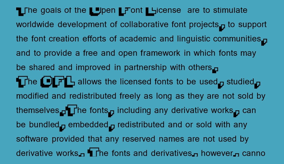 Pixelmania font 1