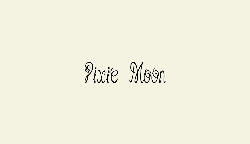 Pixie Moon font big