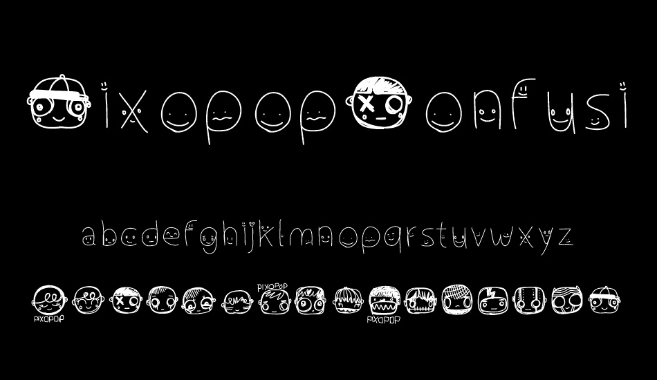 PixopopConfusion font