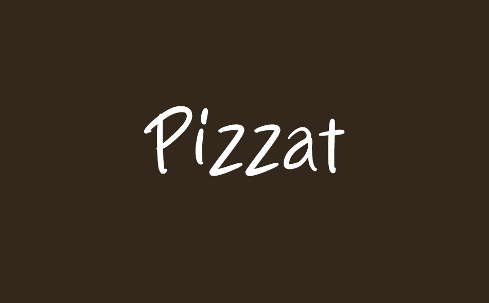 Pizzat font big