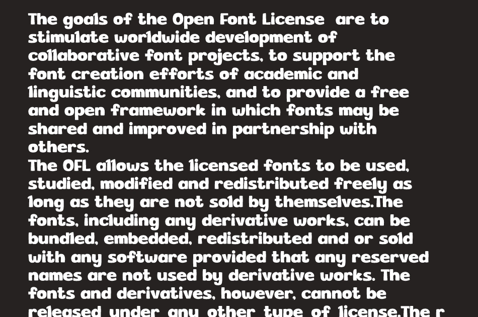 Planet Joy font 1