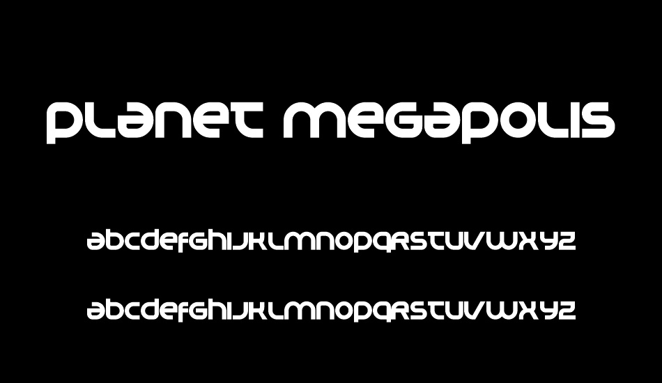 Planet Megapolis font