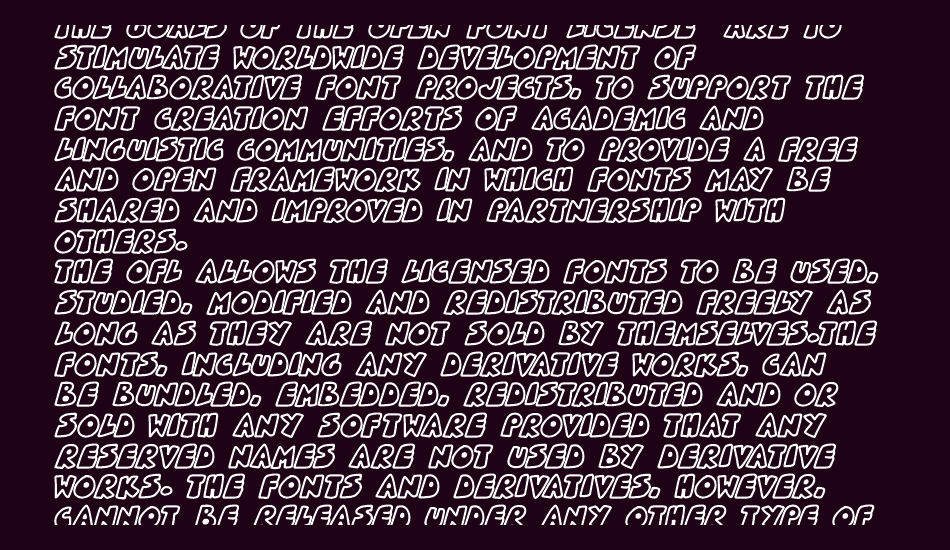 Planetoid X font 1
