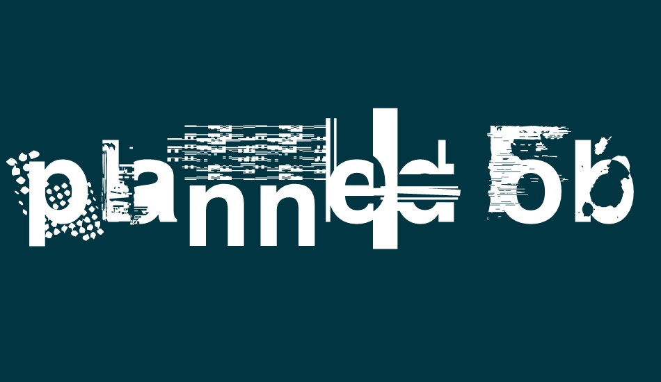 Planned Obsolescence font big