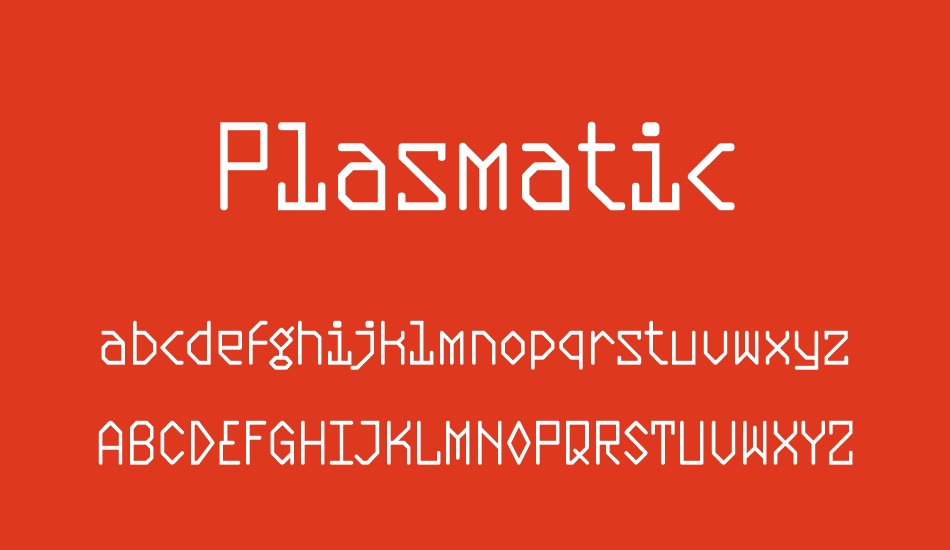 Plasmatic font