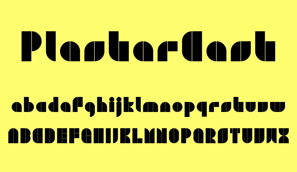 PlasterCaster font