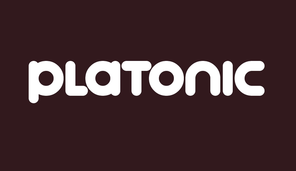 Platonica font big