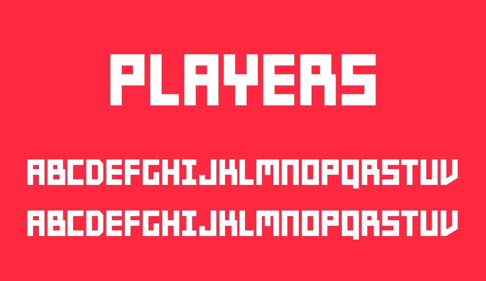 Players font