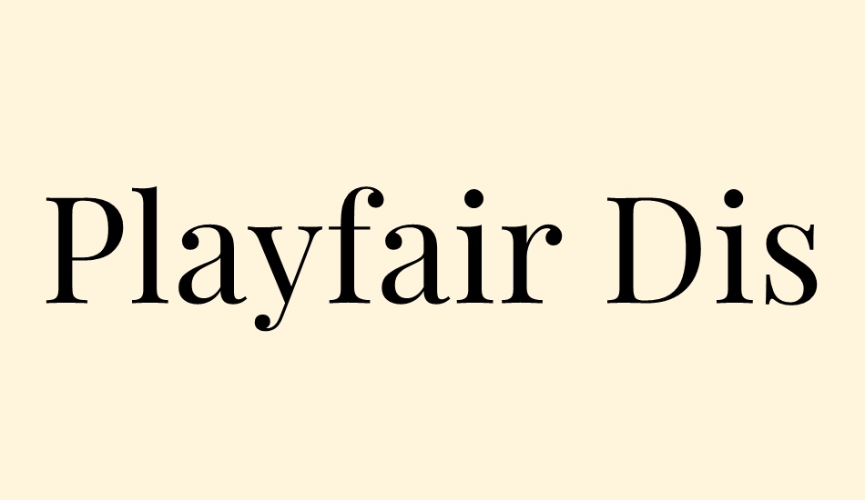 playfair-display font big