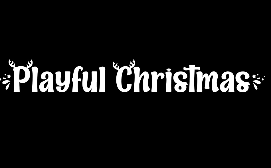 Playful Christmas font big