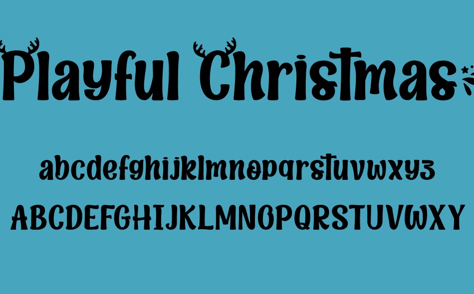 Playful Christmas font