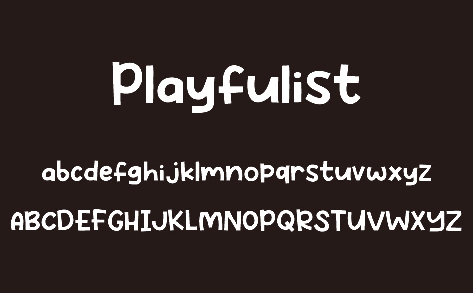 Playfulist font