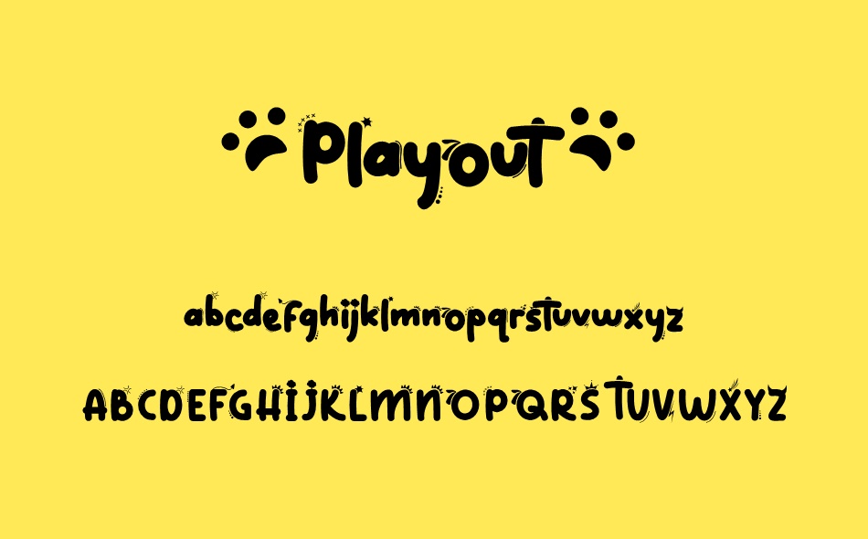 Playout font