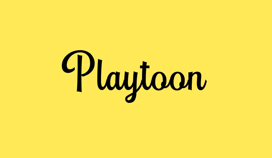 PlaytoonDEMO font big