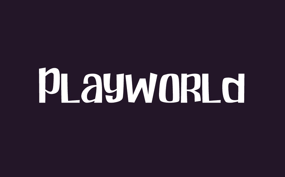 Playworld font big