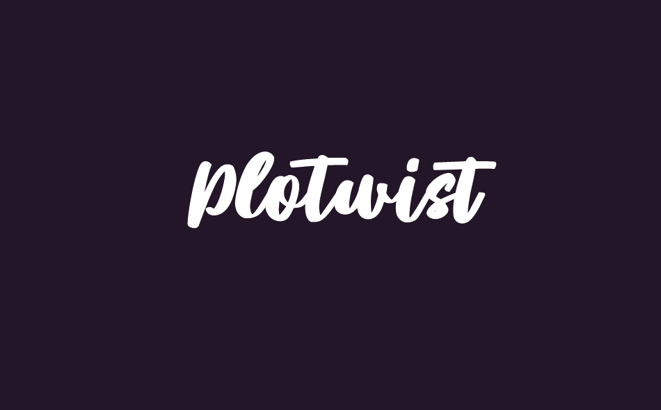 Plotwist font big