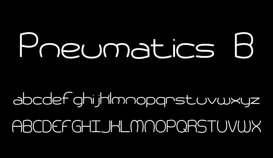 Pneumatics BRK font