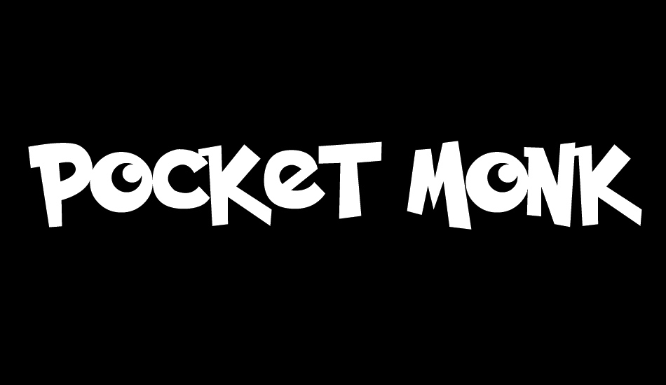 Pocket Monk font big