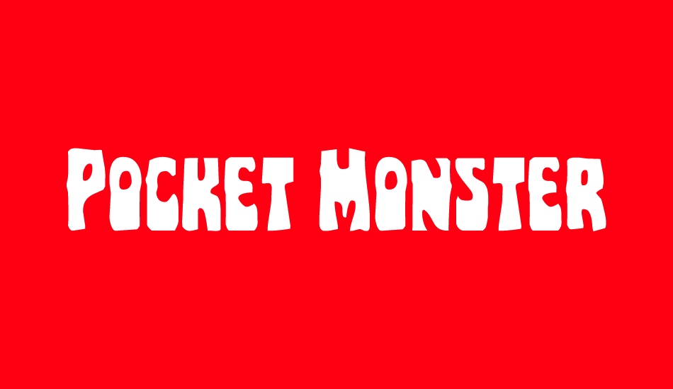 Pocket Monster font big