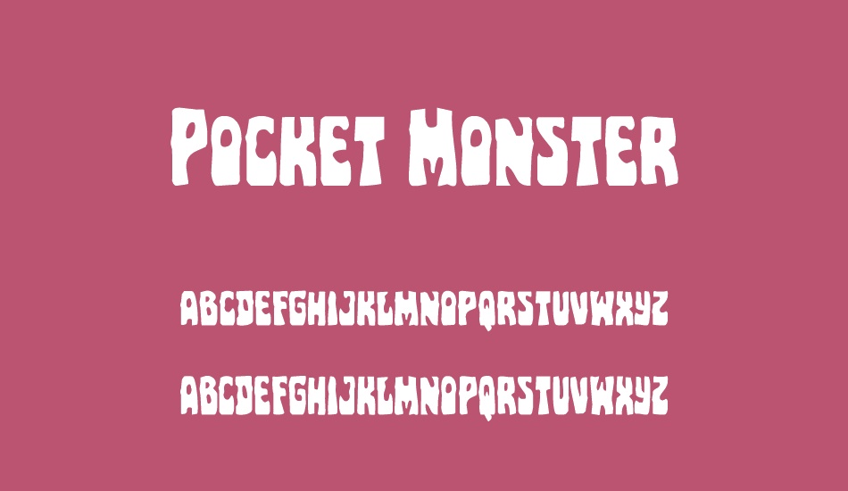 Pocket Monster font