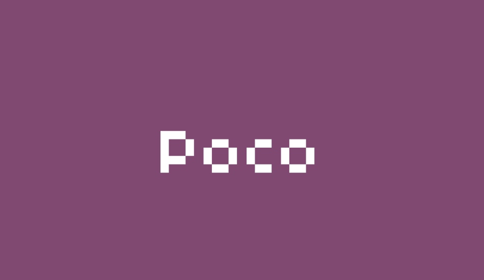 Poco font big