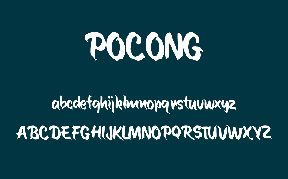 Pocong font