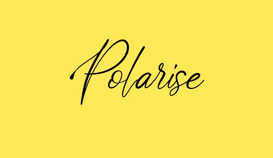 Polarise font big