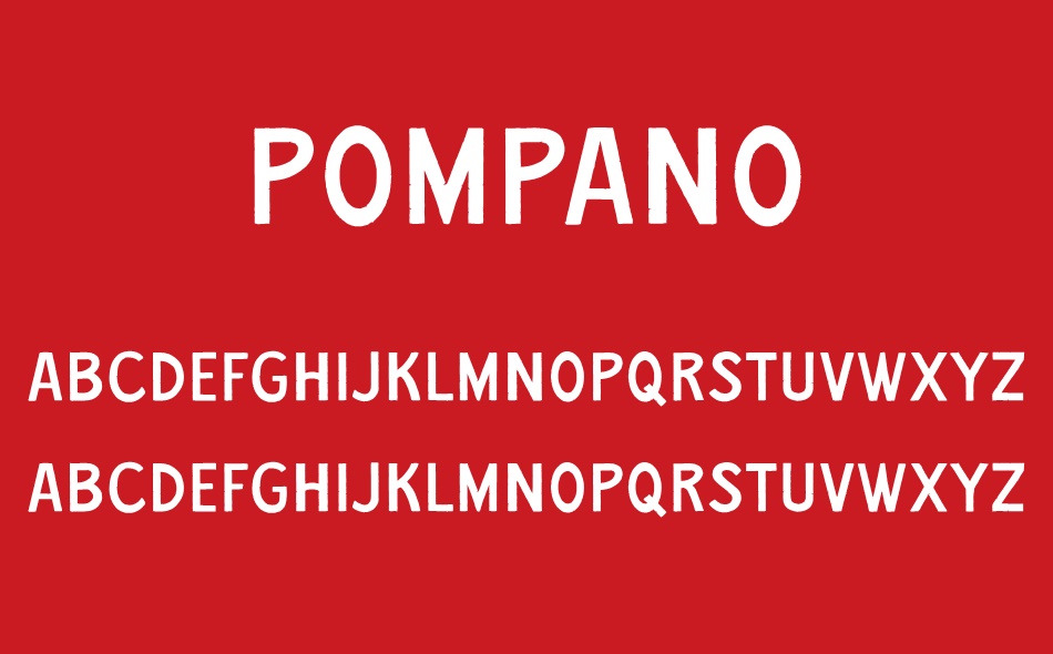 Pompano font