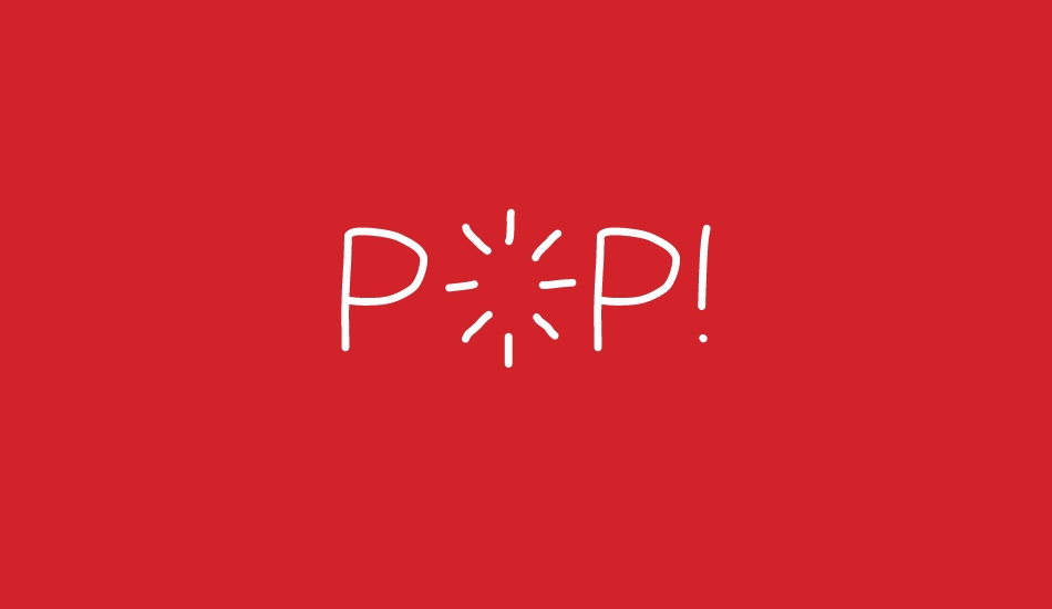 POP! font big