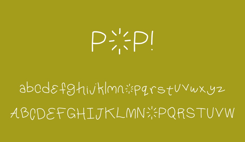 POP! font