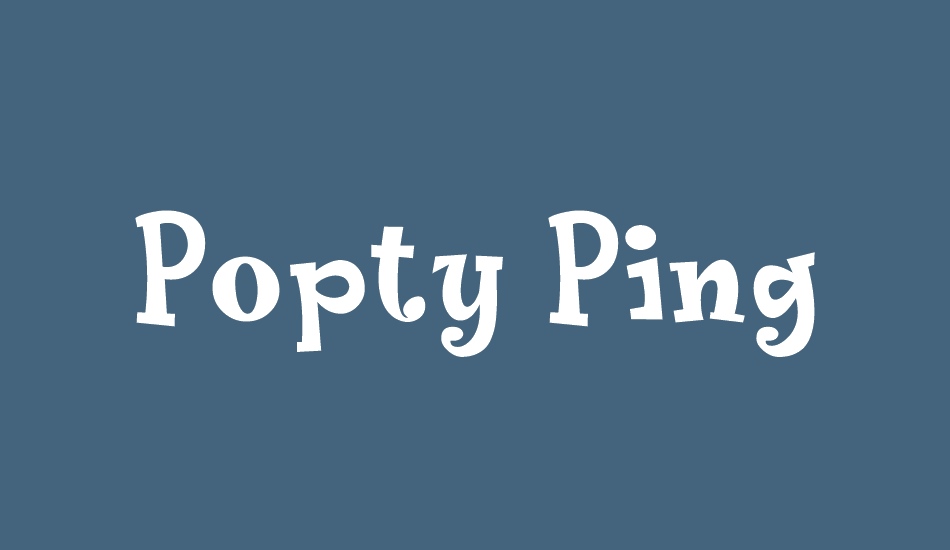 Popty Ping DEMO font big