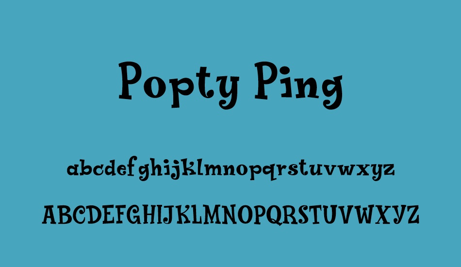 Popty Ping DEMO font