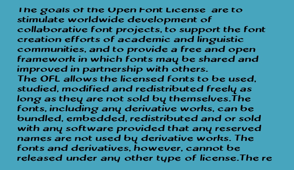 PopUp font 1