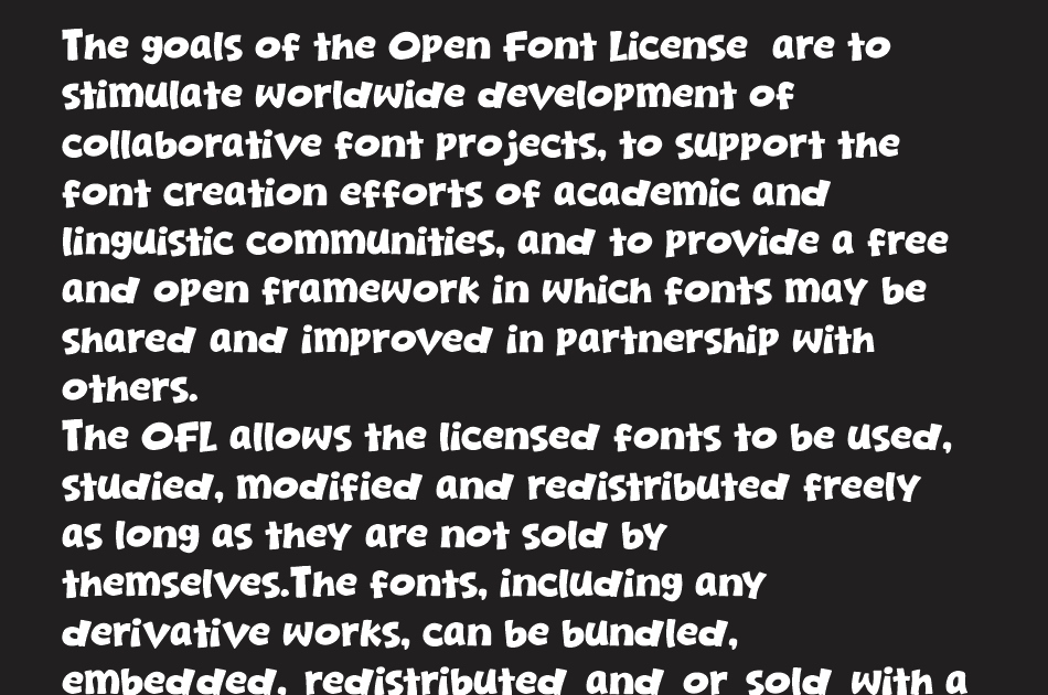 Porky Bold font 1