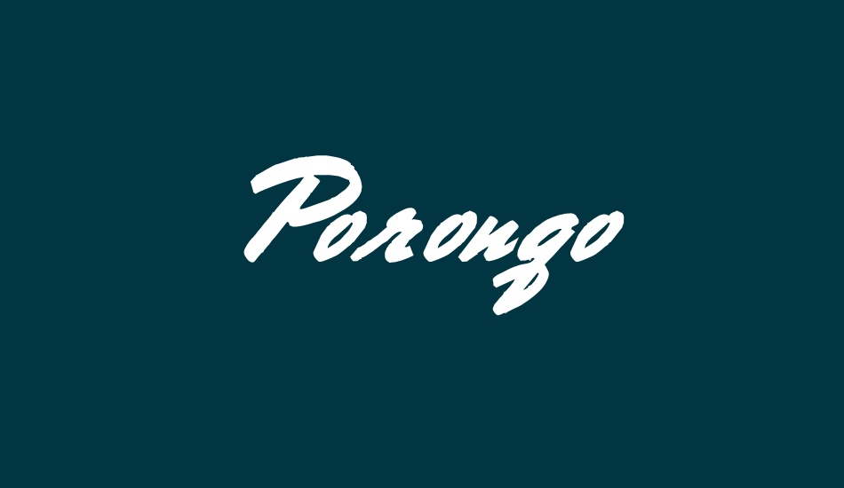 Porongo font big