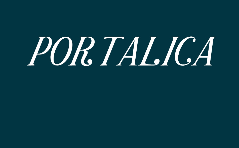 Portalica font big