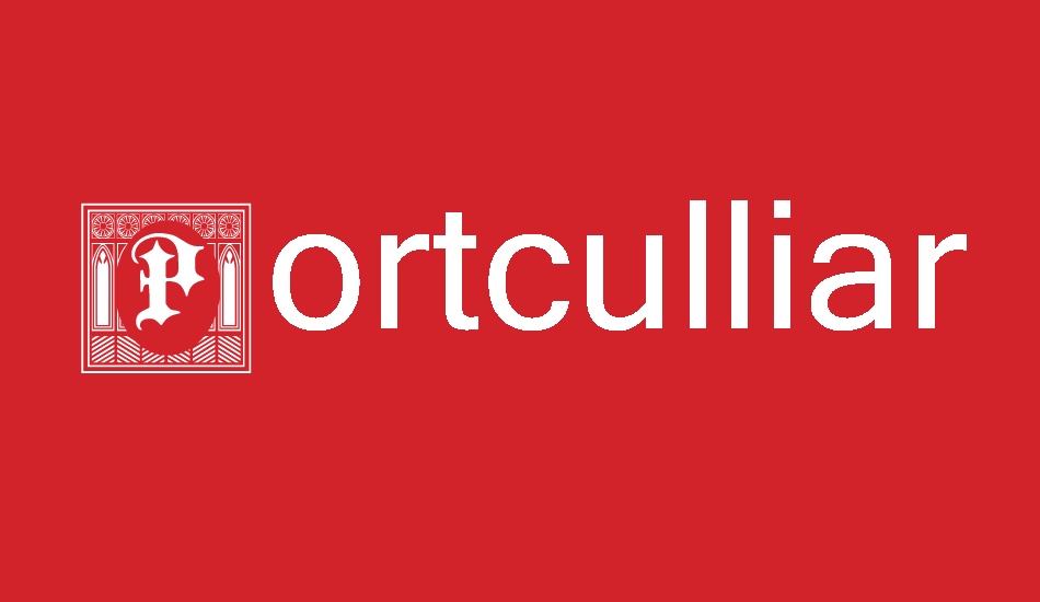 Portculliard Initials font big