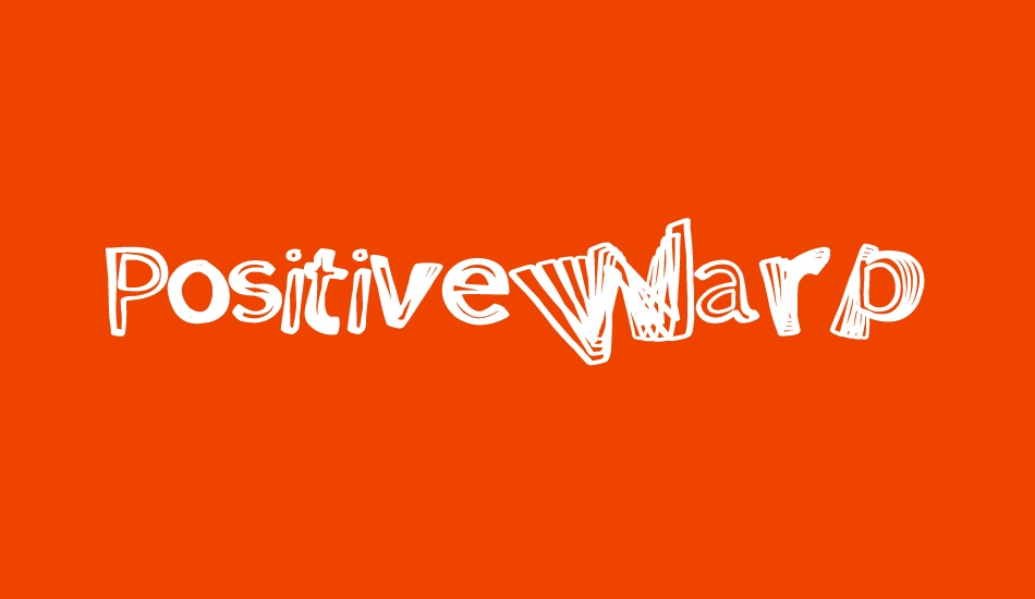 PositiveWarp font big