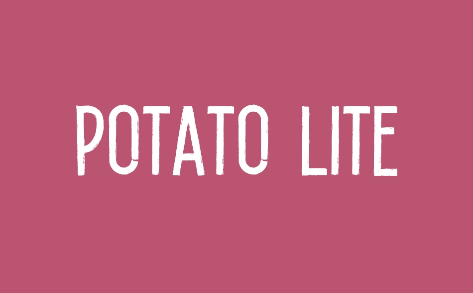 Potato Lite font big
