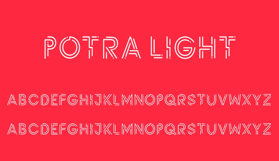 Potra Light font
