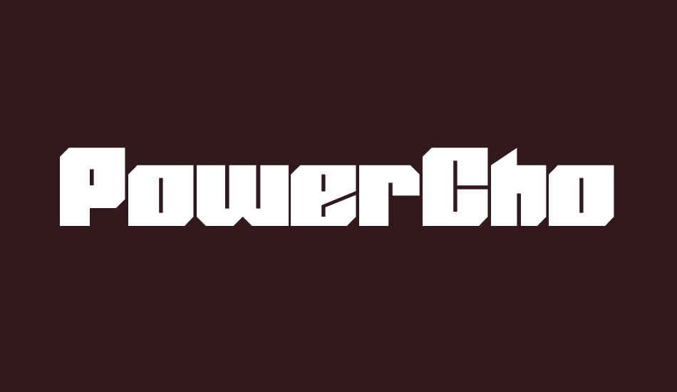 PowerChord font big