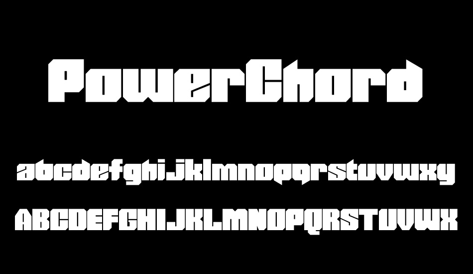 PowerChord font