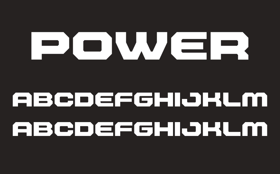 Powermax font