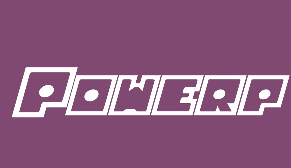 Powerpuff Girls font big