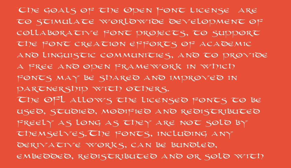 PR Uncial font 1