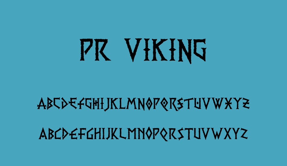 PR Viking font